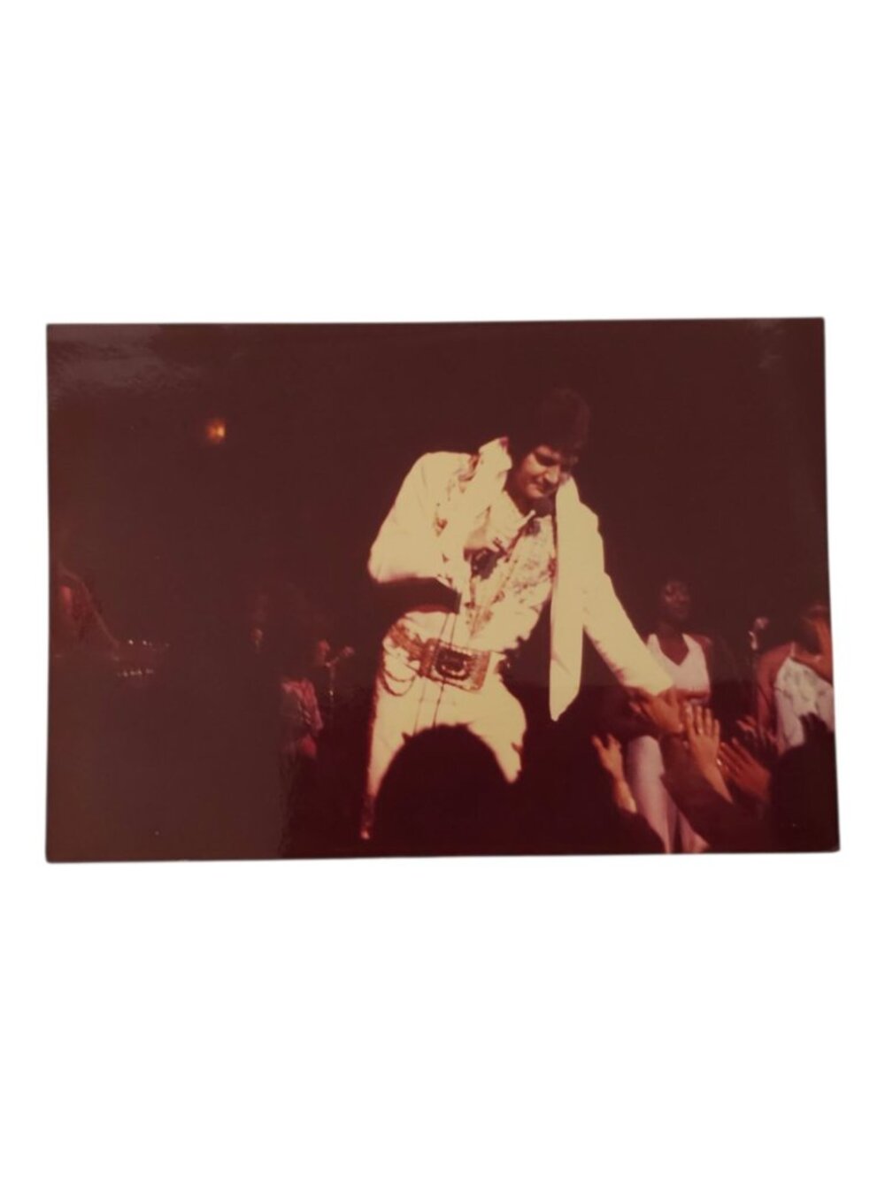 Elvis Presley 3.5 x 4.75 1970s Concert Photos TCB Band Original Lot Of 6 - Picture 7 of 10